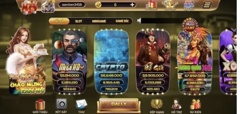 Các sản phẩm nổi bật tại cổng game